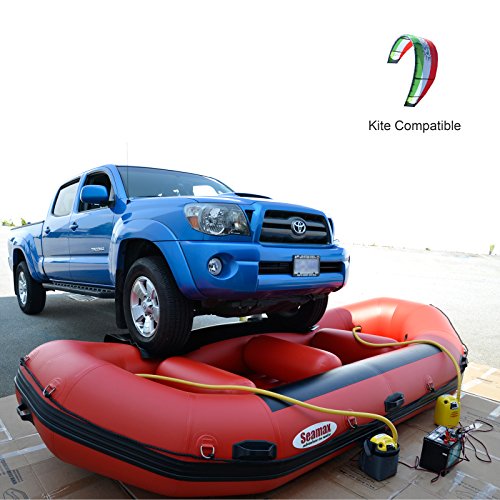 Seamax Blue Portable 12V Two Stage, 1 to 12 PSI Electric Air Pump with 7AH Battery - Thumbnail 7