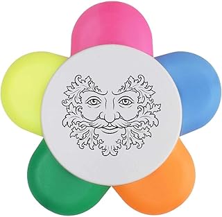 Azeeda 'Green Man Portrait' Flower Shape High...