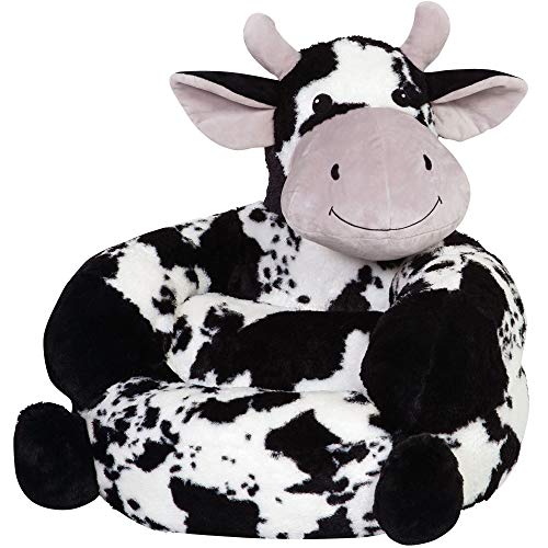 Children\'s Plush Cow Character Chair for Kids and Toddlers