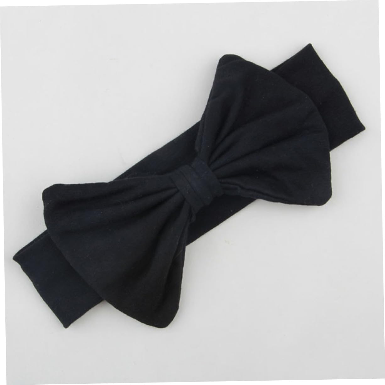 8pcs Headbands with Cotton Bow Hair Bows Elastic Headwraps for Newborns and Pastoral Style Hair Accessories in Colors Red Blue Yellow Black White Rosy Grey Pink