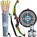 WGM弓矢 おもちゃ キッズ弓矢セット 子供のための弓矢、キッズアーチェリーセット、ライトアップLED、ターゲット&矢筒、屋内&屋外キッズアーチェリー 男の子のおもちゃ ギフト4-12歳 男の子 女の子弓矢セット アウトドアスポーツおもちゃ