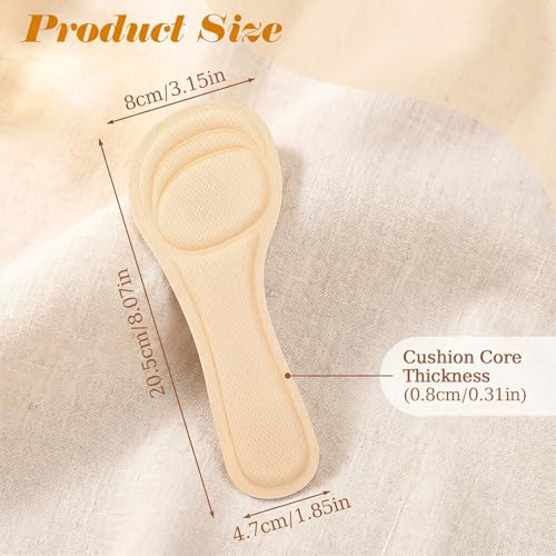 4 pares de plantillas para sandalias acolchonadas para mujer miniatura 3