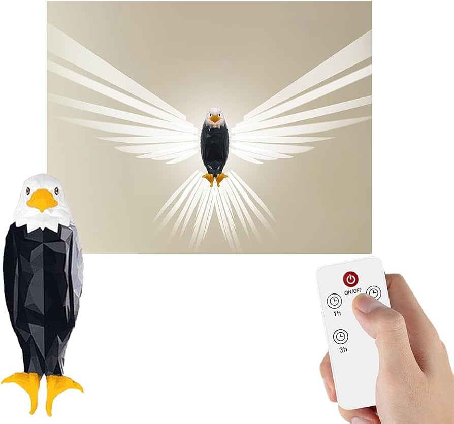 Amazon.co.jp : LED ブラケットライト 鷹灯投影灯 工事不要 ウォール