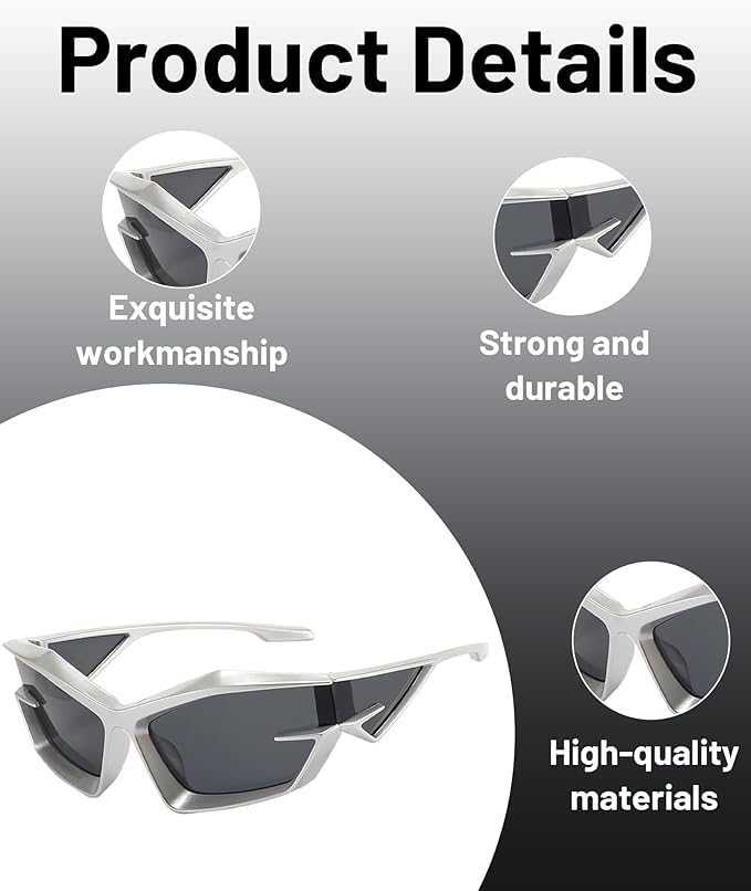 Image of Dervin UV Protected Non-Polarized Sports Sunglasses for Men & Women Driving Cycling Fishing Cricket Sunglasses