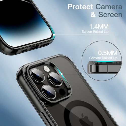 Image of JETech Magnetic Case for iPhone 14 Pro Max, Black