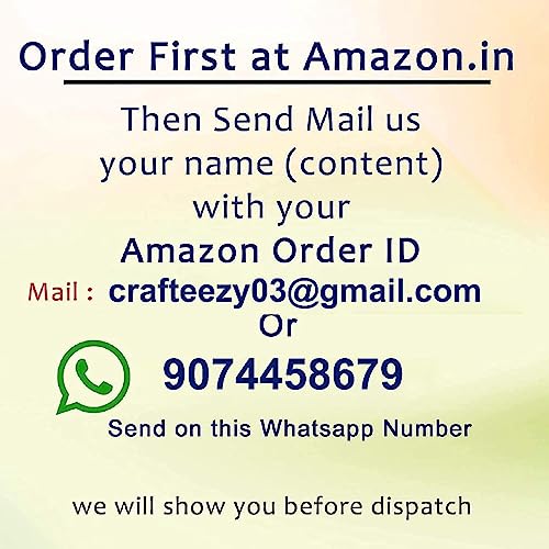 CRAFTEEZY® Customised Personalized Name Plate For Office Desk Home (12 x 4 Inch) - Image 3