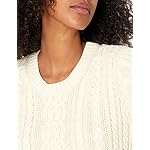 Amazon Essentials Women's Fisherman Cable Long-Sleeve Crewneck Sweater (Available in Plus Size) - Image 4