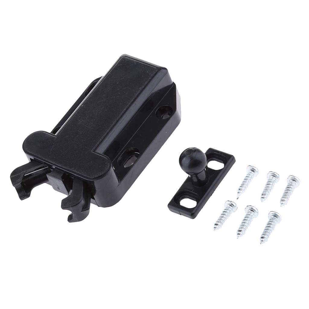 SAZ DEKOR Black Push to Open Magnetic Door Drawer Cabinet Catch Touch Latch Press Lock (B0CHBDJW6H) Amazon Price History, Amazon Price Tracker