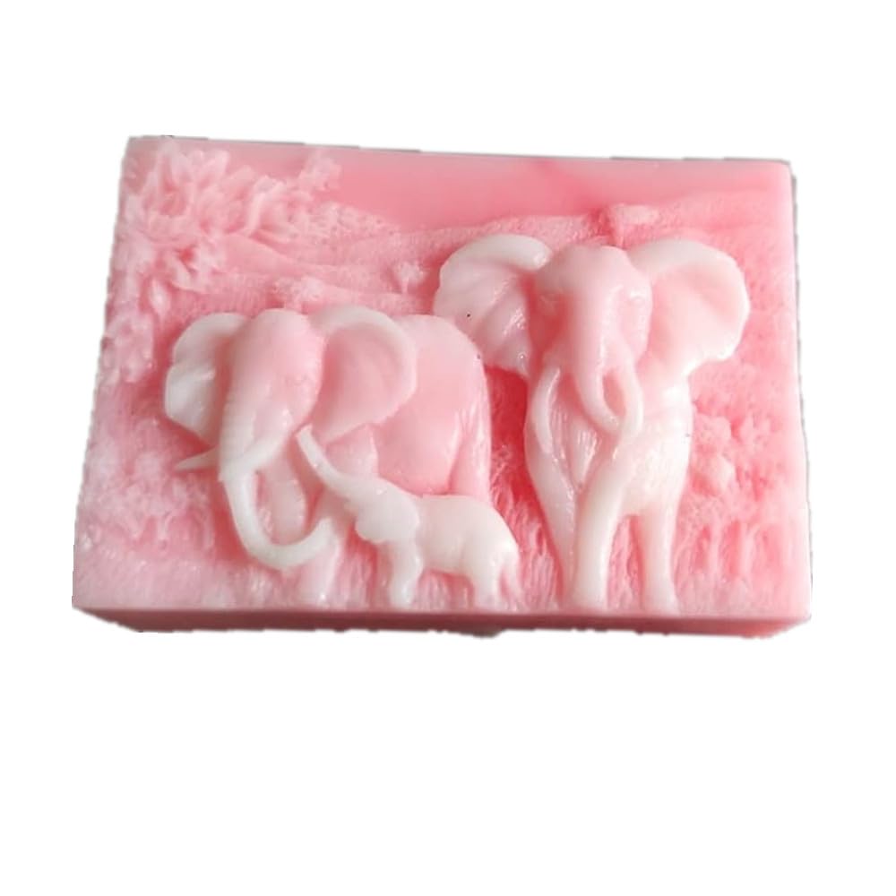 Longcang Mold N507 Lc Elephant Silicone Moulds Handmade Soap Molds Silicone Soap Mould Soap Diy Mold