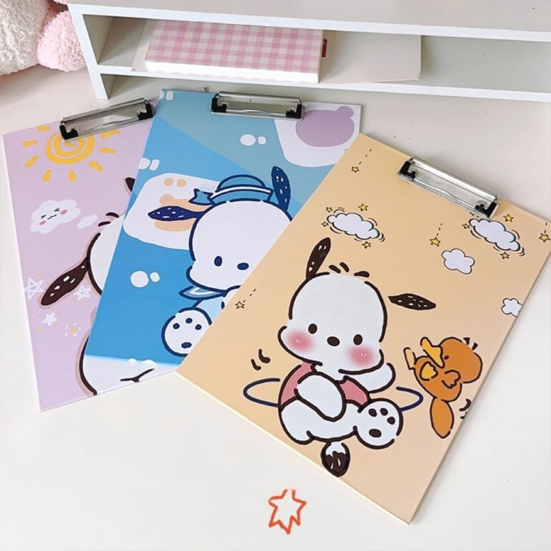 OMEIU Store 5PCS Plastic Wallets A4, 5 Different Designs Plastic Folders Popper Folder with Snap Closure - Image 4