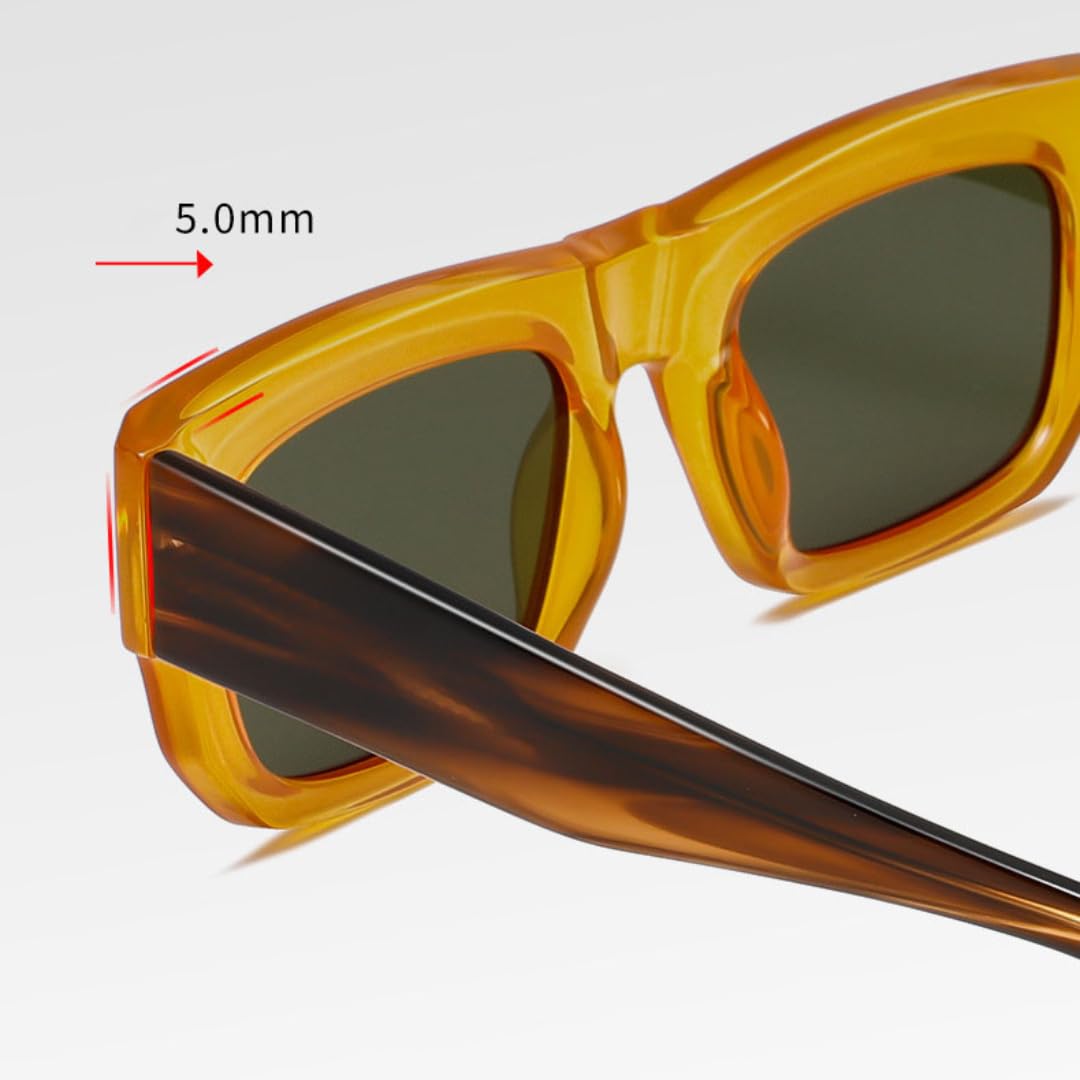 Occhiali da sole per donna e uomo, occhiali da sole popolari per la guida all'aperto, occhiali da sole punk vintage di lusso