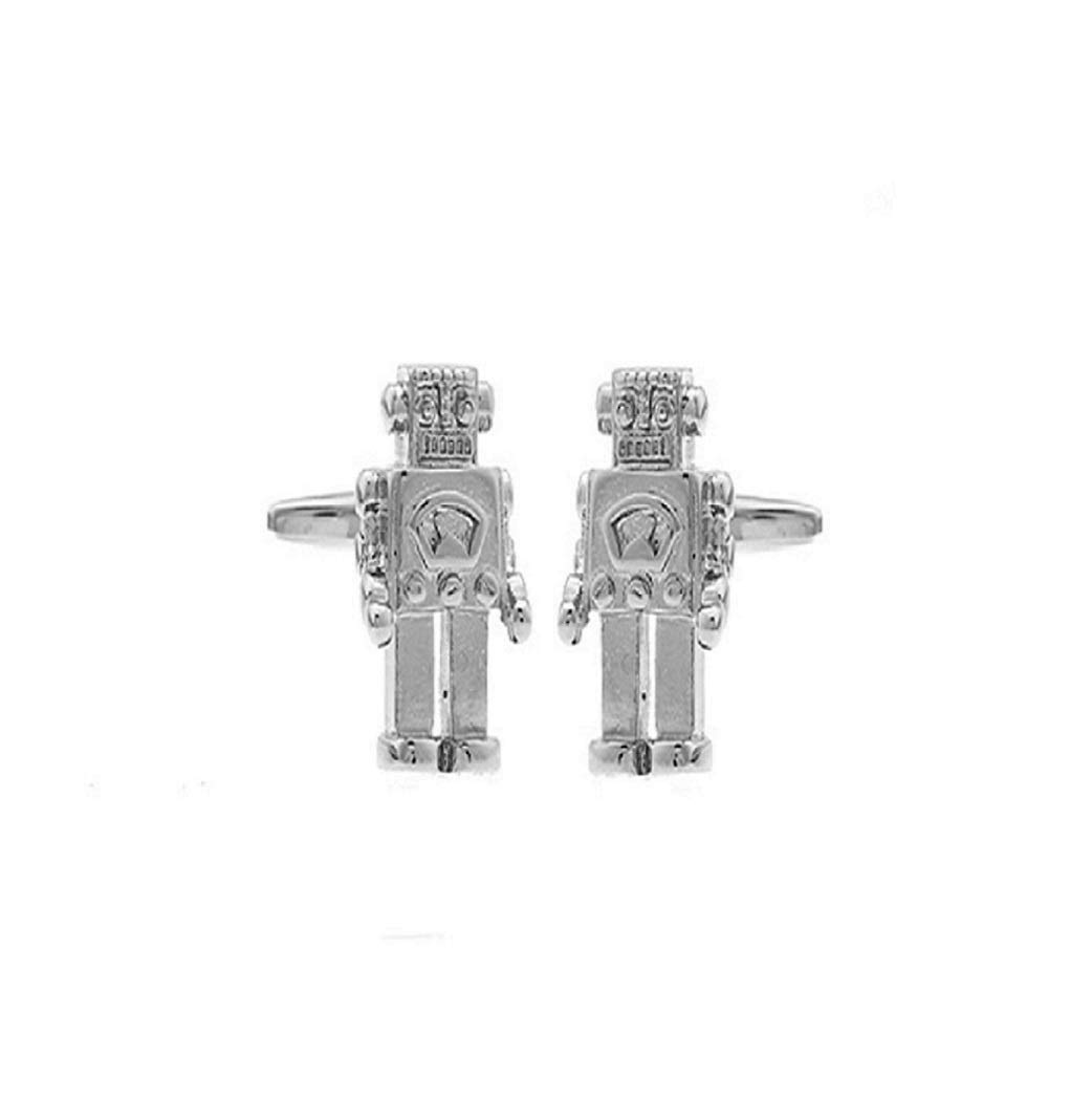 mrcuff Robot Pair Cufflinks Presentation Gift Box & Polishing Cloth-picture-13