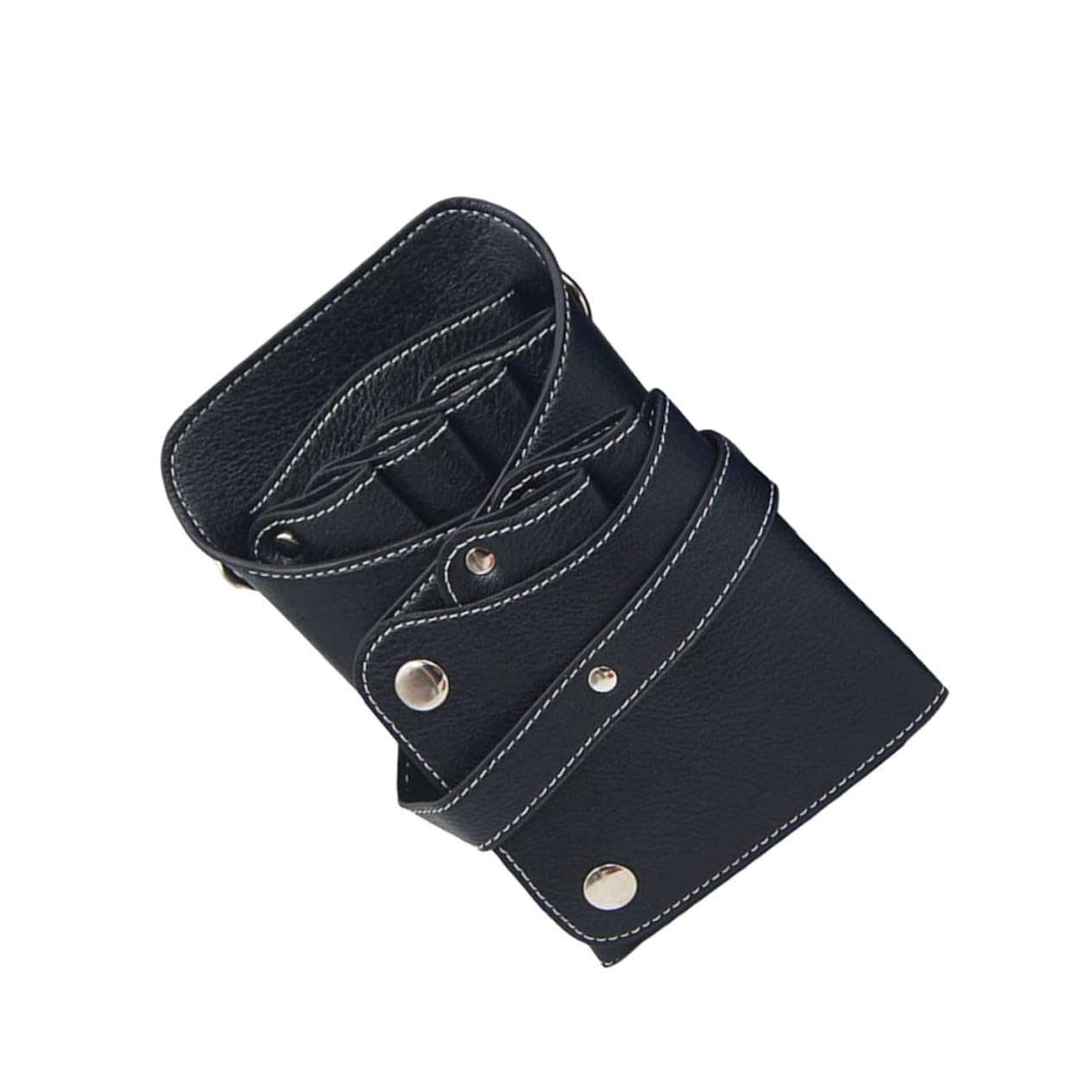 Baluue Hair Dressers Pouch Barber Tool Kit Scissor Holder Tool Organizer Waist Bag Black Essential Hair