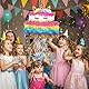 WERNNSAI Einhorn Pinata – Einhorn Kuchen Geburtstags Piñata Kinder Mädchen Regenbogen Kuchen Piñata mit Augenmaske Stock Glitzer Geburtstagsparty Deko Kindergeburtstags Partyspiel Zubehör