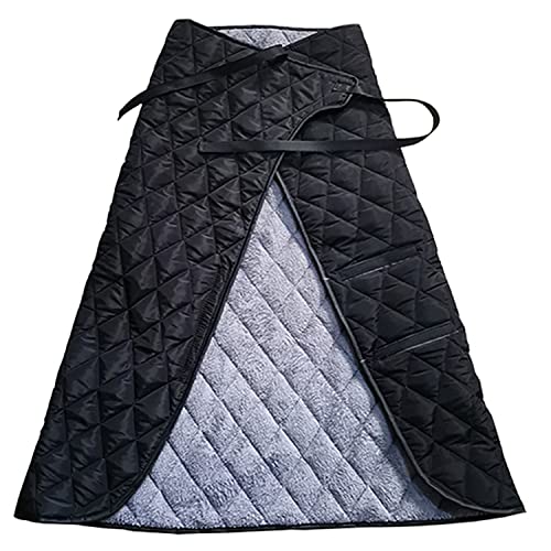 Manta de invierno para silla de ruedas, forro polar impermeable, cómoda para mantener el calor, resistente al viento, parte inferior del cuerpo, cubierta acogedora para personas mayores