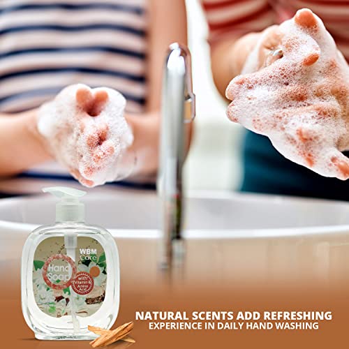 Wbm Care Hand Wash, Combination Of Himalayan Pink Salt With Sandalwood And Jasmine, Protects & Cleans, Hand Soap - Pack Of 3 #TOP5
