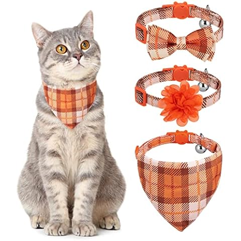 VKPETFR Adjustable Breakaway Cat Collar Set Cover