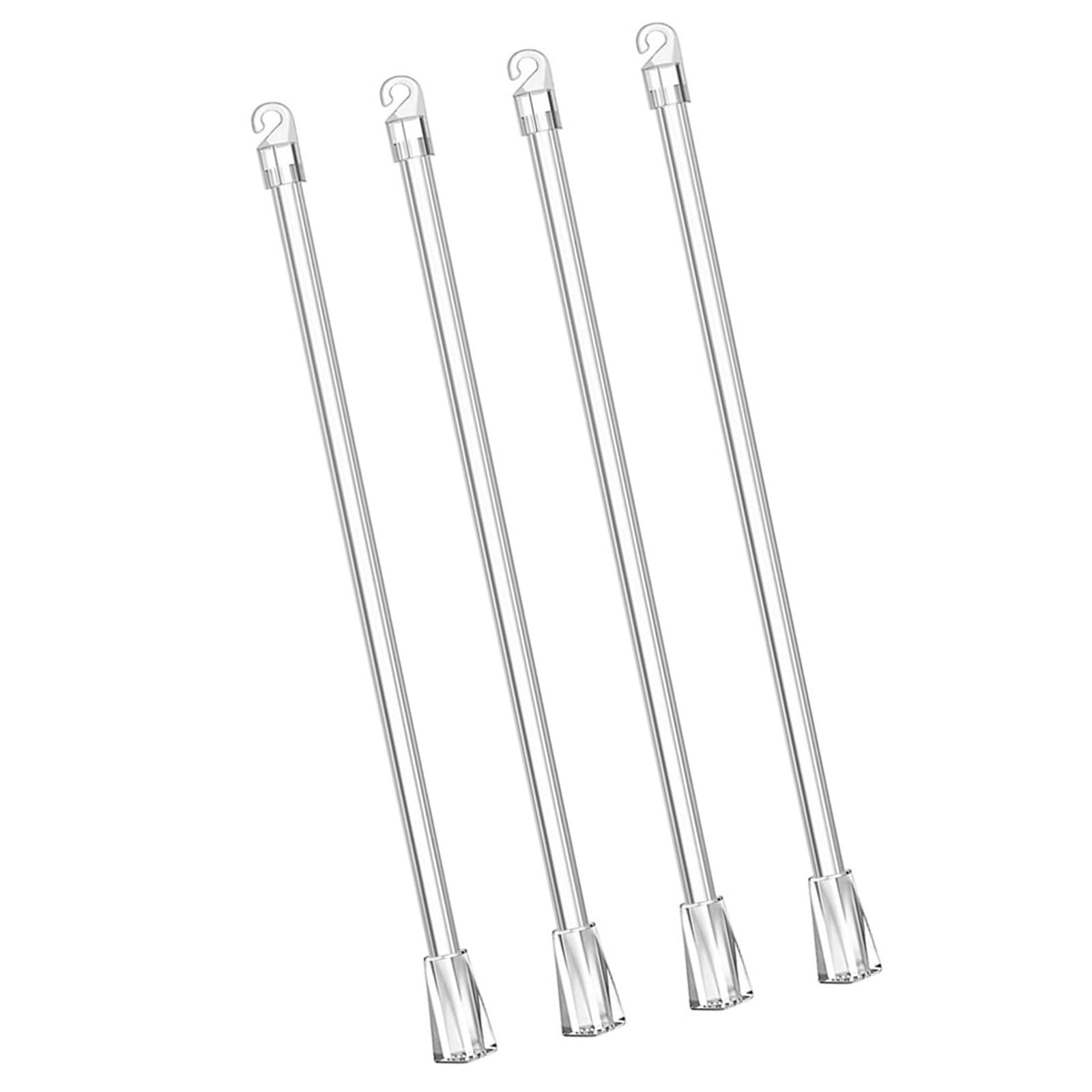Blind Control Rods Easy Installation 43cm Clear Wand with Hooks Grip for Window Decoration Tilts Rod Replacement