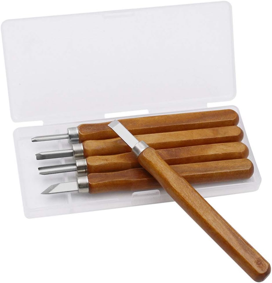 5 Piece Wood Carving Knife Set Most Round Chisel Carving Carpentry Tools Wood Carving Woodworking Crafts 1 Set