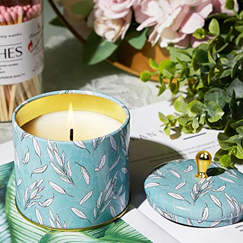 Sage Candle For Cleansing,Soy Candles For Meditation,Purification, Chakra Healing,Pure White Sage Aromatherapy Candles,Portable Travel Tin 7.05Oz… #TOP4