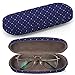 Produktbild Hardcase Brillenetui Sonnenbrillenetui Brillenbox Kunststof Clamshell-Art-Brillen-Fall mit Brille-Reinigungstuch (Dark Stars Moon)