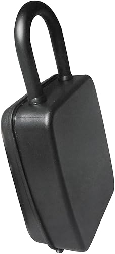 Miniatura 6 de Caja de bloqueo de botón, caja de almacenamiento de llaves montada en la pared al aire libre con código reiniciable de teclado de 10 dígitos,