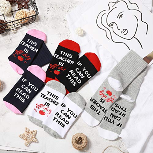 Calcetines para profesor Off Duty en pack de 4 pares unisex 6