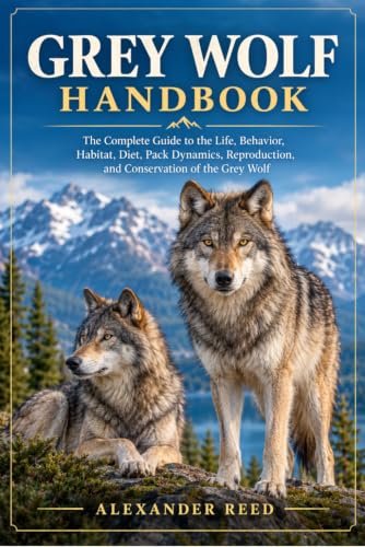 GREY WOLF HANDBOOK: The Complete Guide to the Life, Behavior, Habitat, Diet, Pack Dynamics, Reproduction, and Conservation of the Grey Wolf