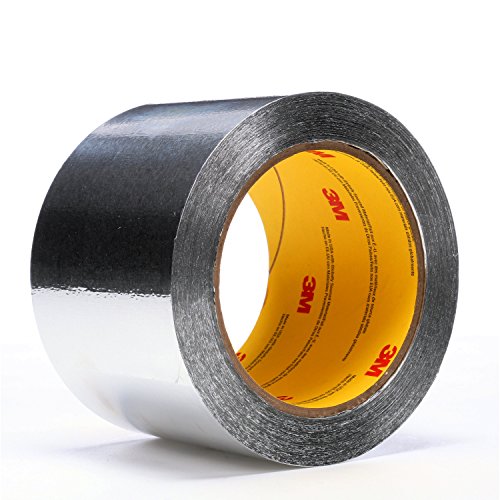 Image of 3M 85680 Aluminum Foil Tape, 14 in x 60 yd 4.6 mil, 425, Aluminum Foil, Silver