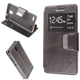  Todobarato24h Funda Libro Ventana Negra Compatible con Zte Blade L7 (5)