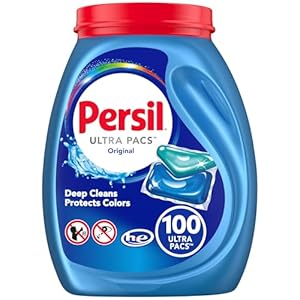 Persil Ultra Pacs Original Everyday Clean Laundry Detergent, 100 count