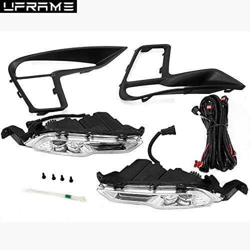 (UPGRADED Built-in LED Fog light Kit Fits 2018 2019 Ford Explorer Base/XLT/Limited/Sport/Platinum