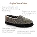 Acorn Mens Acorn Men's Moc with Premium Memory Foam, Black Berber, 10.5-11.5