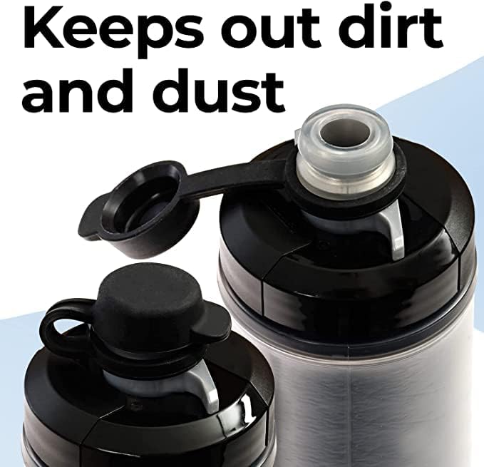 [4-Pack] Mud Caps for CamelBak Bottles - BPA-Free, Phthalate-Free, Lead-Free Silicone Cap/Top - Fits All Podium and Peak Fitness Bottles - Image 4