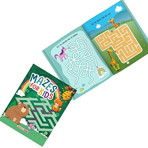 Image of Activity Book for Kids - Mazes - 3 Years to 5 Years old - Early Learning - Activity Book for Toddlers, Nursery, Pre School Children