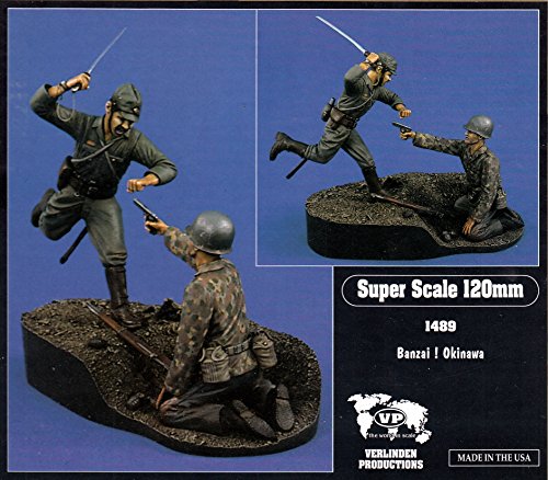 Verlinden VER1489 120mm Vignette - Banzai! Okinawa [Model Building KIT]