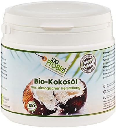 100ProBio Coconut Oil Native 100% Pure Coconut Oil Cold Pressed & Natural Finish