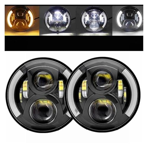 Phare LED 7 Pouces avec Halo D4 pour Rénovation Safari Y60