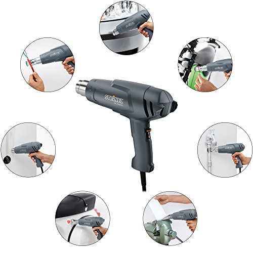 Steinel - 110023455 Hl 1620 S Multi-Purpose Heat Gun, 1300 W, Dual Temperature Heat Tool With Adjustable Airflow, For Shrink Wrap And Shrink Tubing, For All 1.34" Industry Standard Nozzles #TOP1