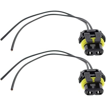 2X 9145 H10 9005 HB3 Wiring Harness Socket Wire Connector Plug