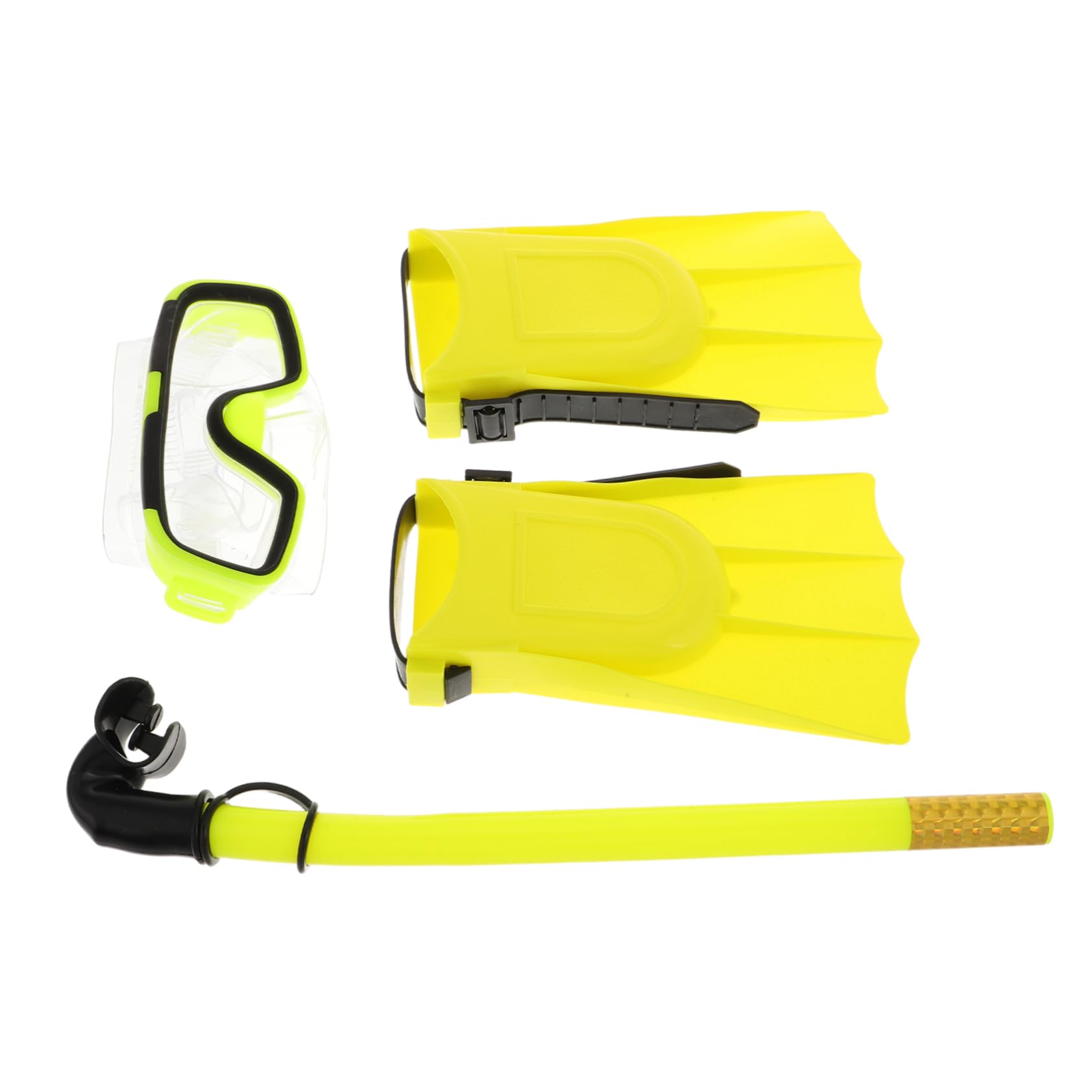 Abaodam Kids Snorkeling Set Diving Suit with Flippers Dry Goggles and Swimming Fins Size 25-30