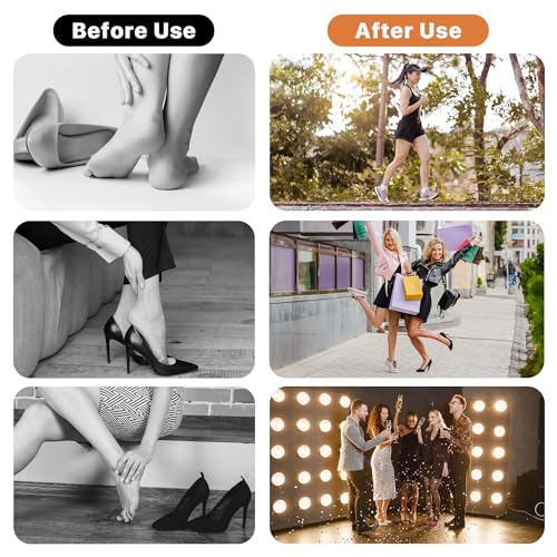 Image of 3 Pairs Heel Cushion Pads for Big Loose Shoes, Self-Adhesive Back of Heel Cushion Inserts, Filler Improved Shoe Fit and Comfort for Sports and Casual Shoes