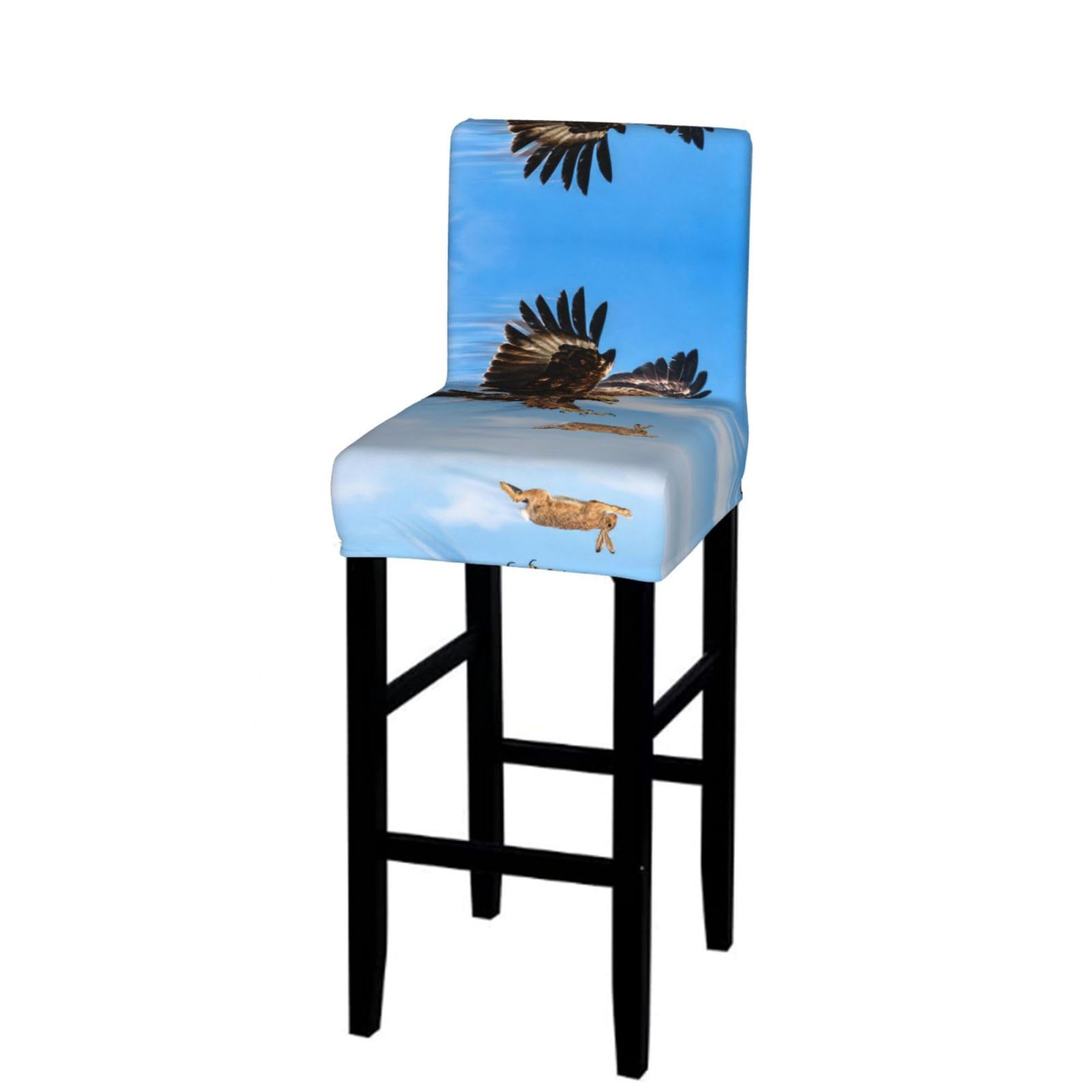 CNTDBU Eagle Dive Bar Stool Cover-Stretchy Chair Slipcover for Kitchen