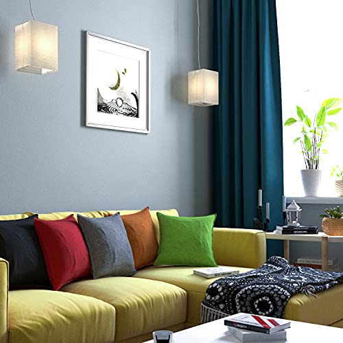 Youhavespace Asian Rice Paper Pendant Light Shade Kit For Boho Decor, Hanging Lamp With Plug-In Cord, Beige Lantern Lamp, Light Bulb Is Not Included #TOP1