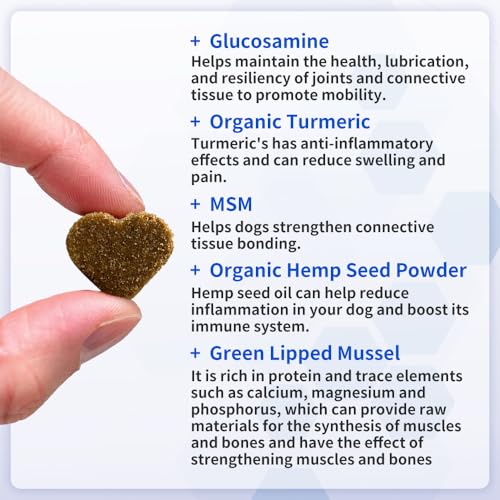Joint Supplements for Dogs, Dog Joint Care with Glucosamine, Chondroitin - Image 3