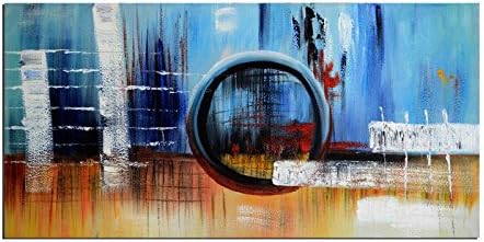 Ship's hublo – Table peint-main Oil painting