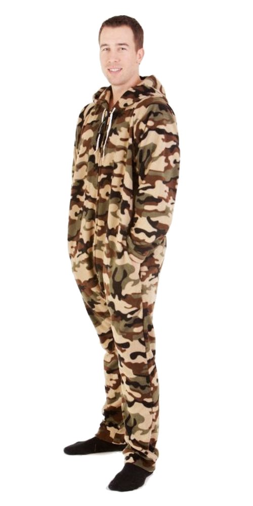 Forever Lazy Non-Footed Adult Onesies, One-Piece Pajama Jumpsuits for Men and Women, Unisex. with Detachable Feet.