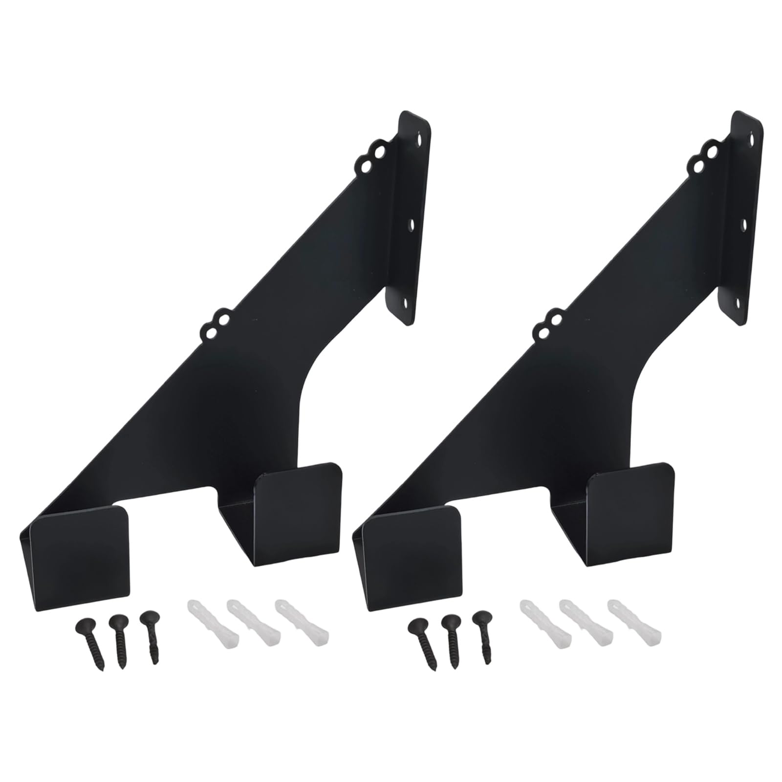 Zbiianxer 2Pcs Antiscratch Chainsaw Holder Wall Mounted Hanger Bracket Secure Garage Storage Rust Proof Wall Hanger Hook Organizers