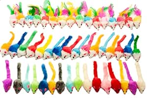 Fashion's Talk 48-Count Spielzeugmäuse für Katzen