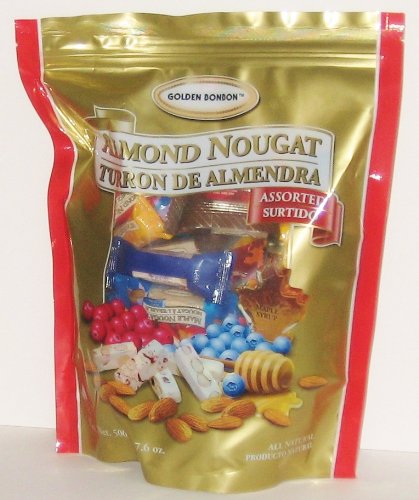 17.6oz Golden BonBon Assorted Almond Nougat Candy from Canada